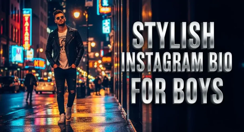 Stylish Instagram Bio for Boys 