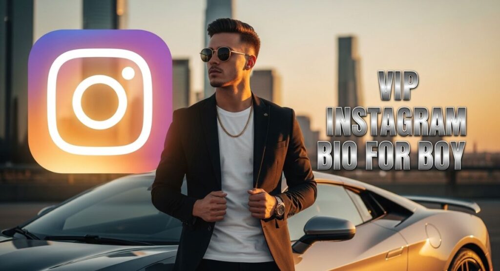 VIP Instagram Bio for Boy 
