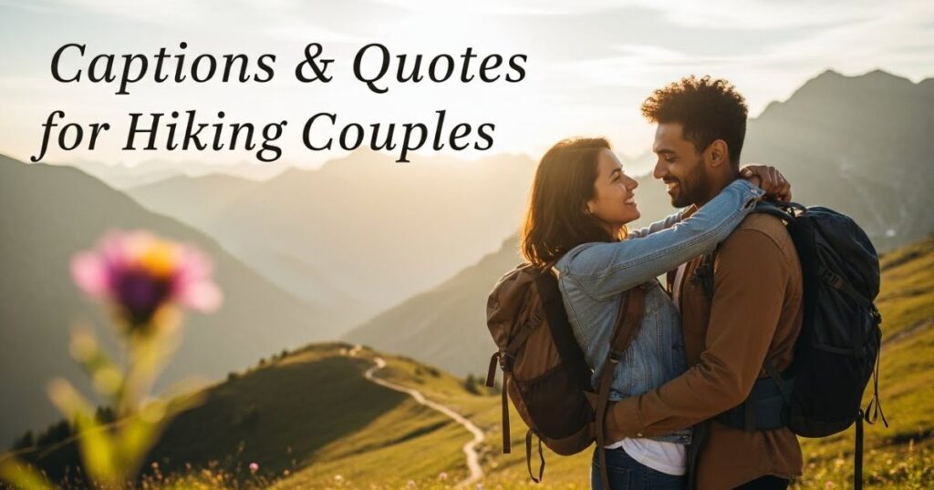 Captions & Quotes for Hiking Couples
