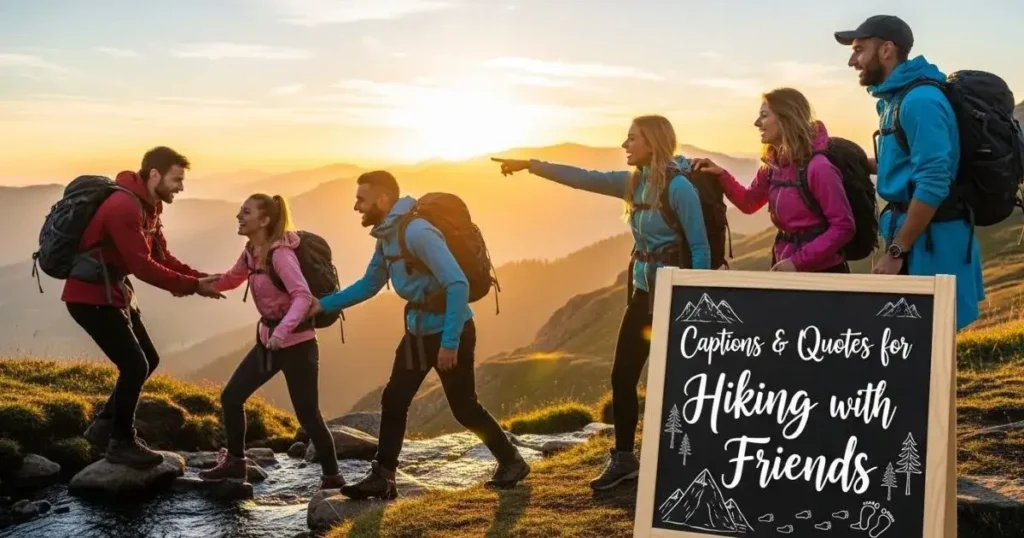 Captions & Quotes for Hiking with Friends