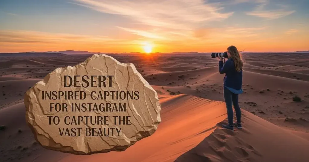 Desert Inspired Captions for Instagram 