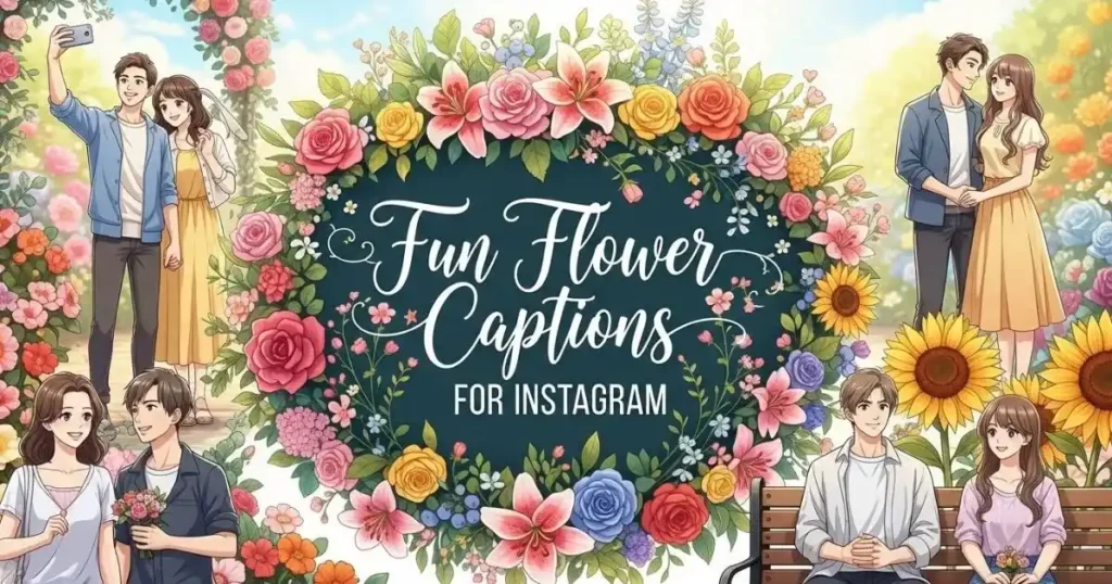 Fun Flower Captions For Instagram