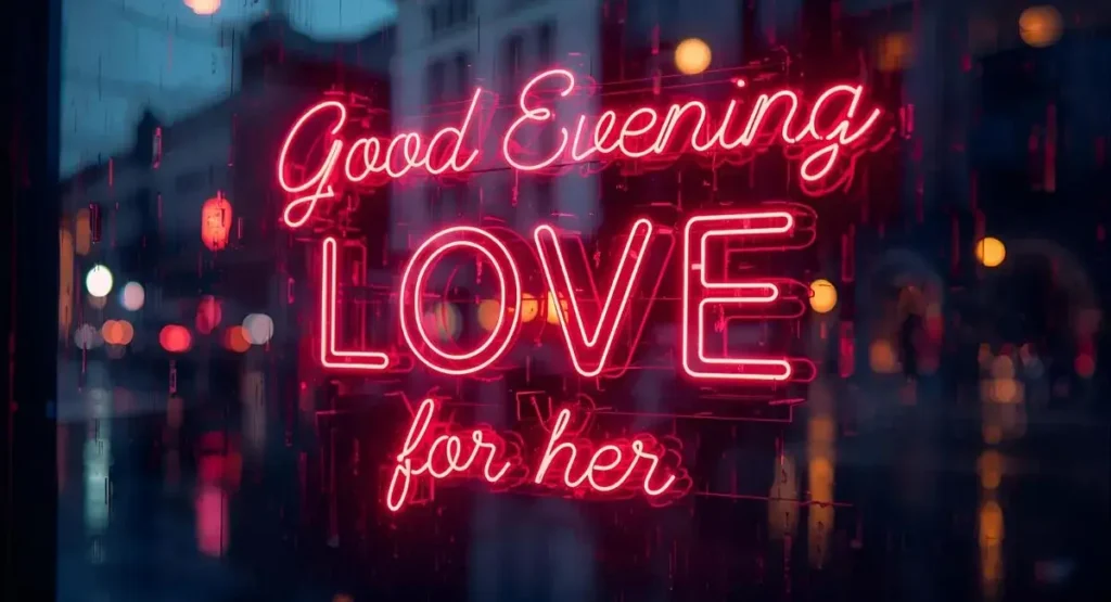 Good Evening, Love Message for Her 