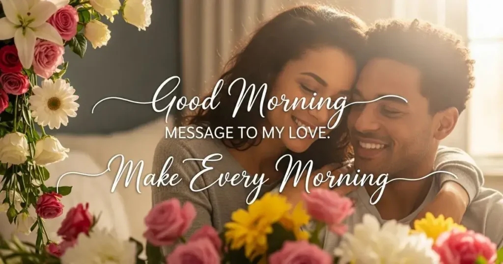 Good Morning Message to My Love Make Every Morning