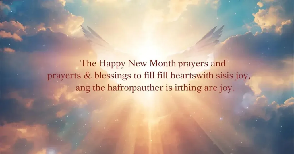 Happy New Month Prayers and Blessings to Fill Hearts with Peace