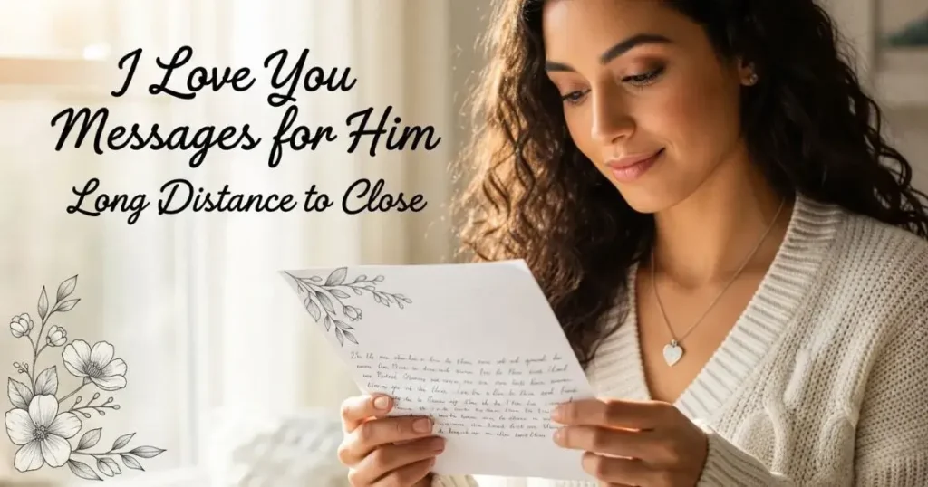 I Love You Messages for Him Long Distance to Closeย