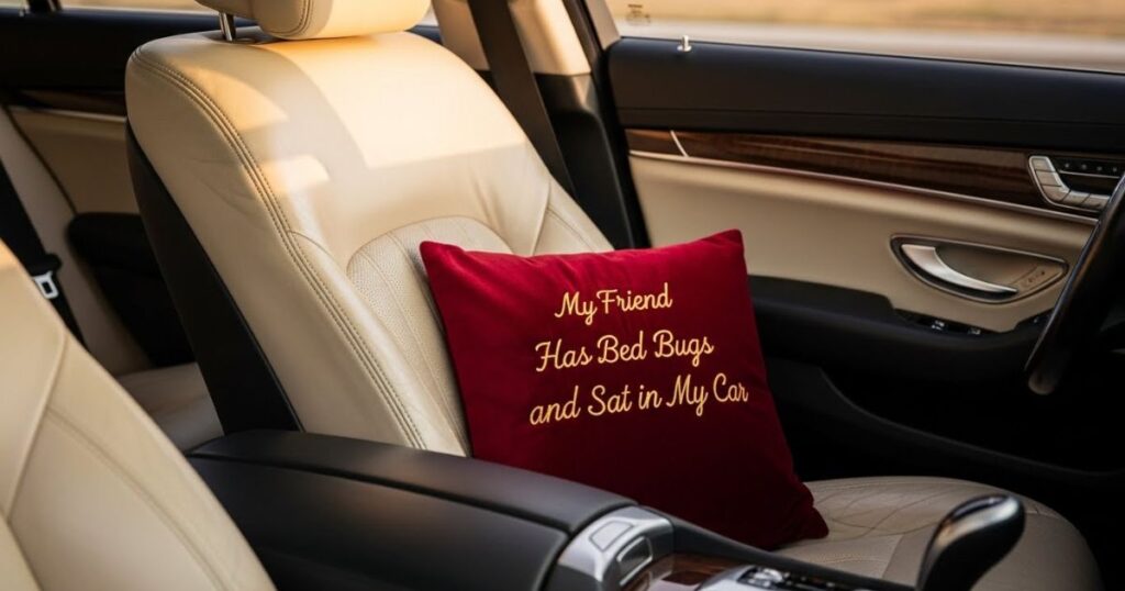 My Friend Has Bed Bugs and Sat in My Car