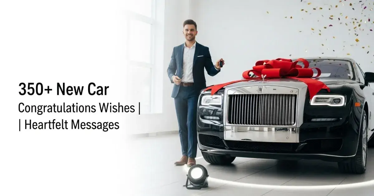 New Car Congratulations Wishes