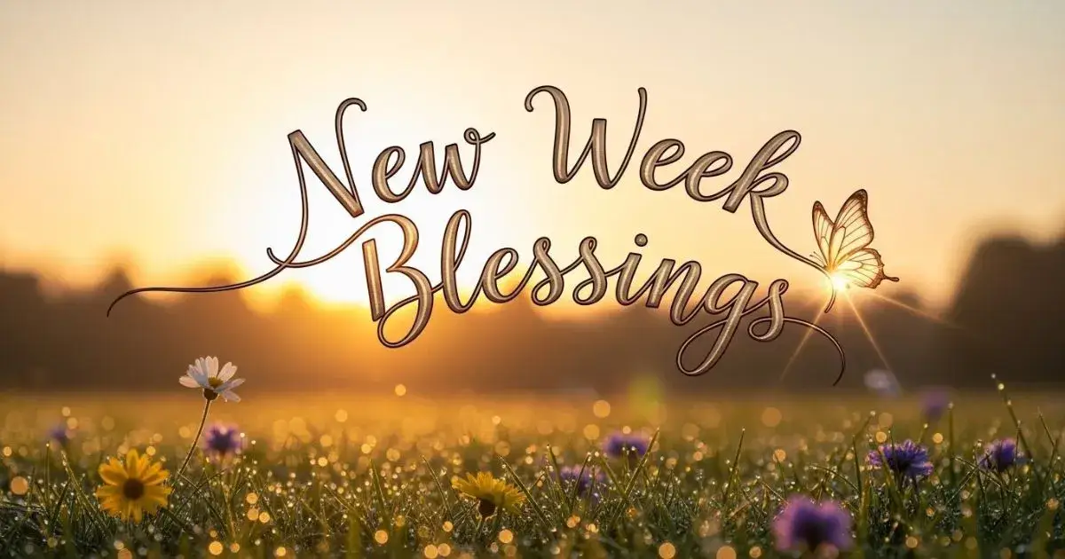 New Week Blessings