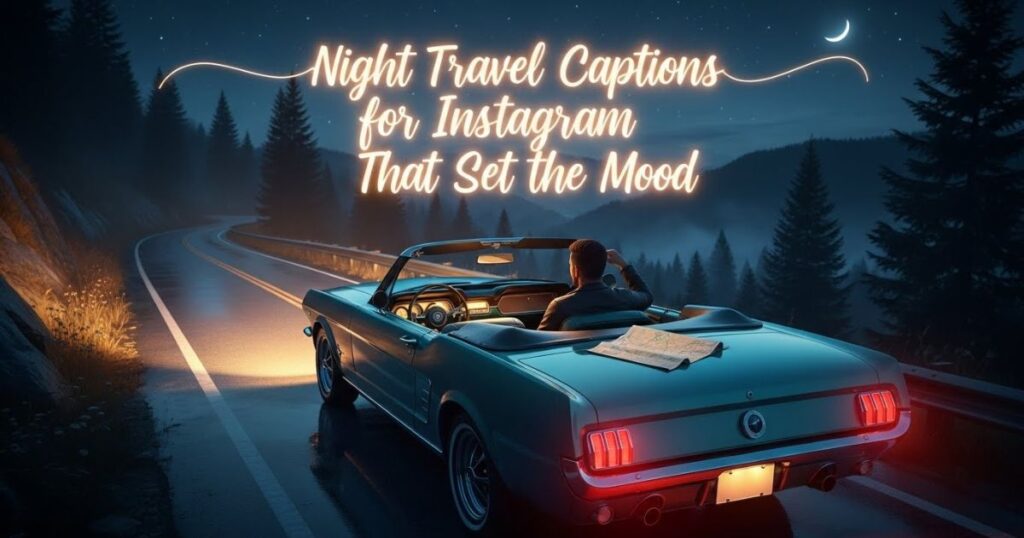 Night Travel Captions for Instagram That Set the Mood