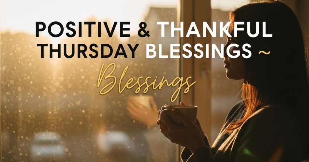 Positive and Thankful Thursday Blessings