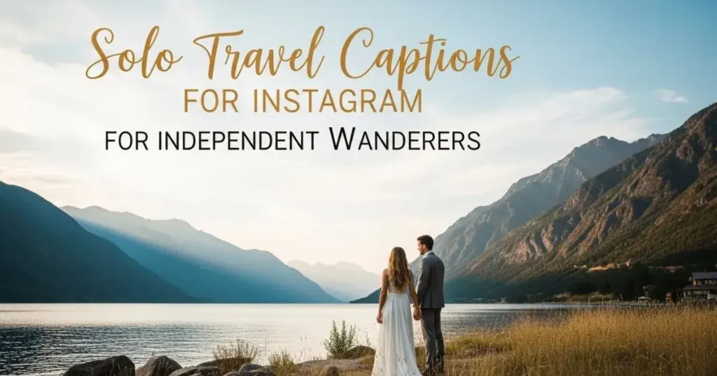 Solo Travel Captions for Instagram for Independent Wanderers