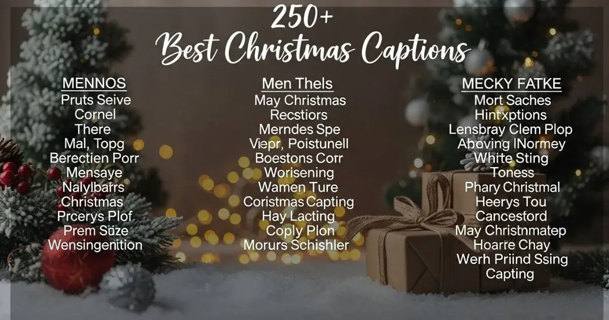 Christmas Captions for Instagram