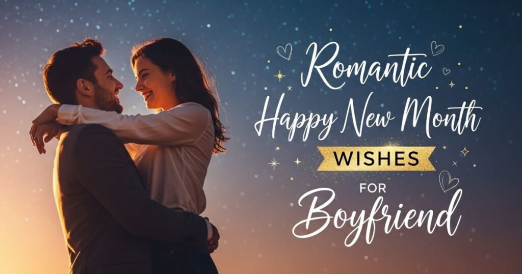 Romantic Happy New Month Wishes for Boyfriend