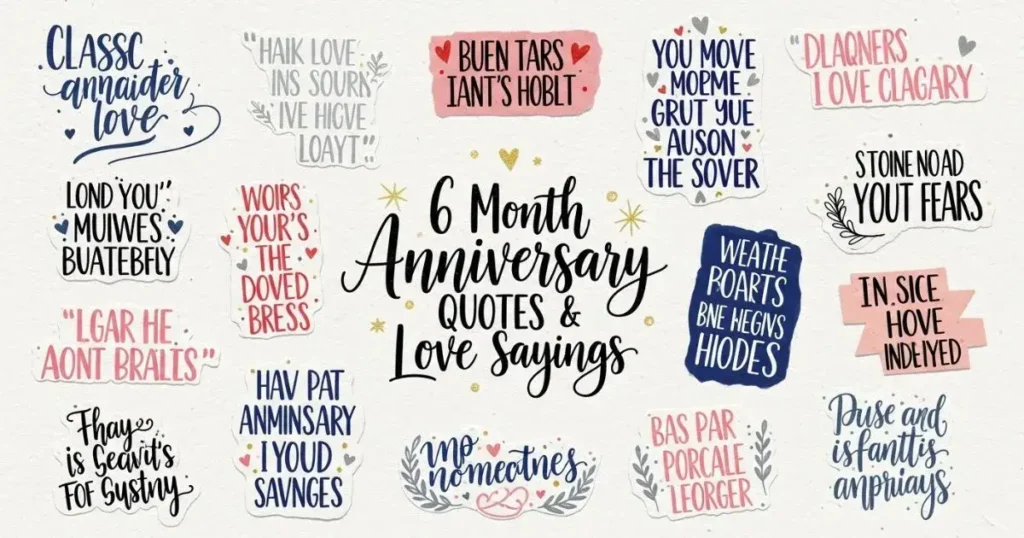6 Month Anniversary Quotes