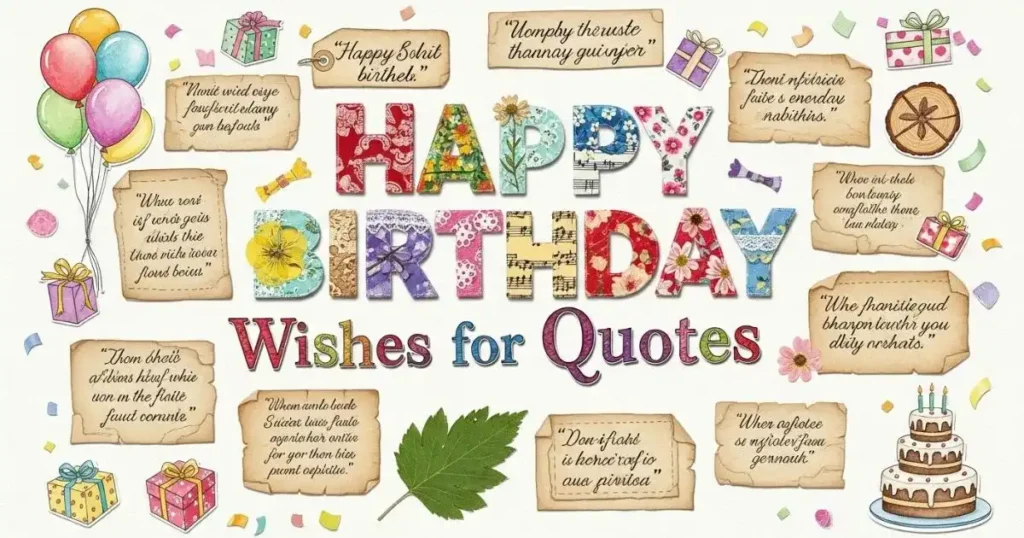 Happy Birthday Wishes for Quotes
