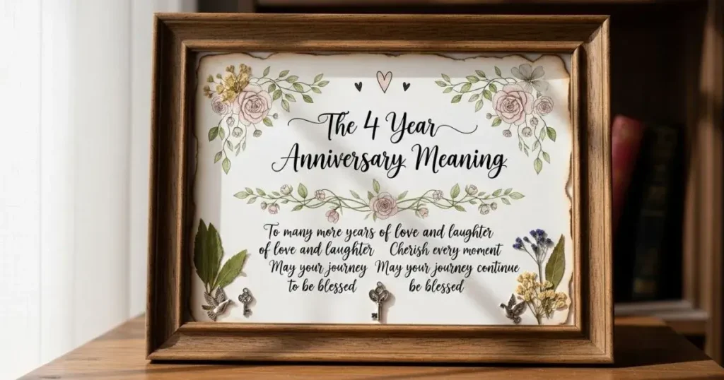 Year 4 anniversary gifts