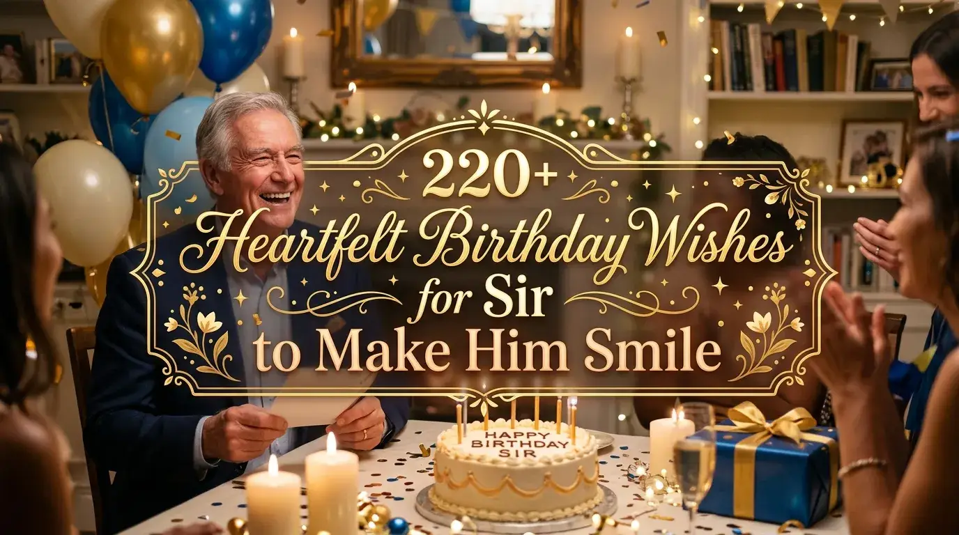 Birthday wishes for sir