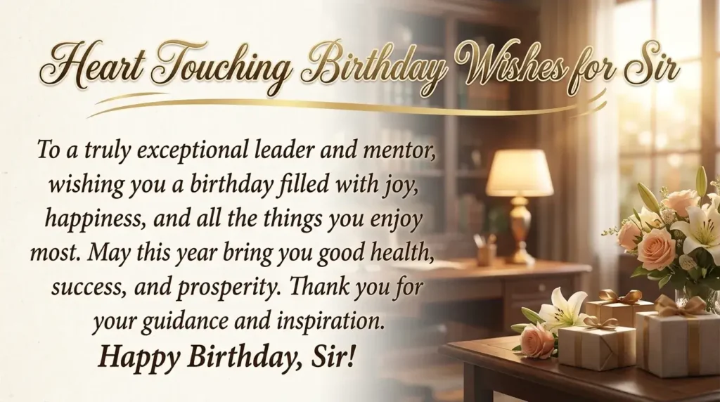 heart touching birthday wishes for sir