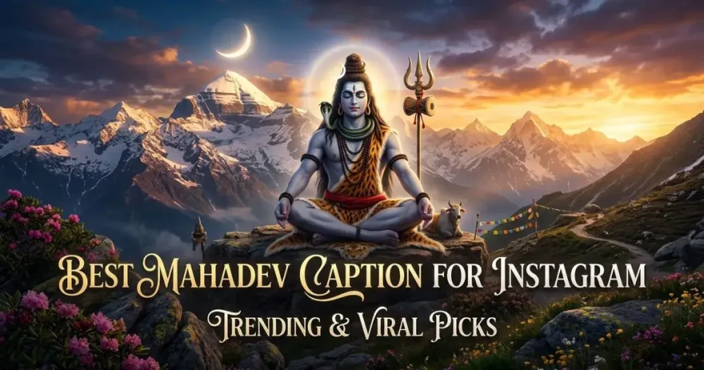Mahadev caption for instagram 