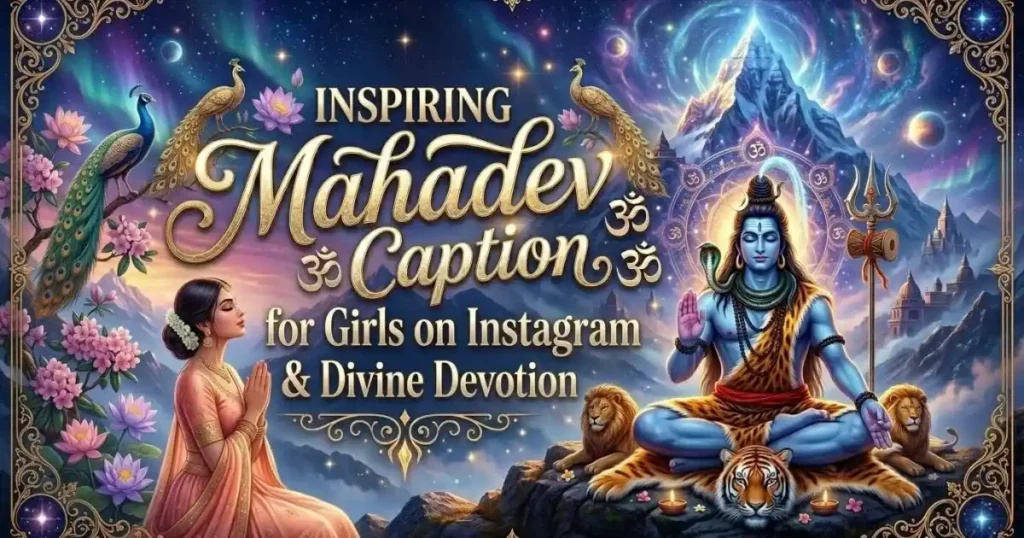 Mahadev captions for instagram for girl
